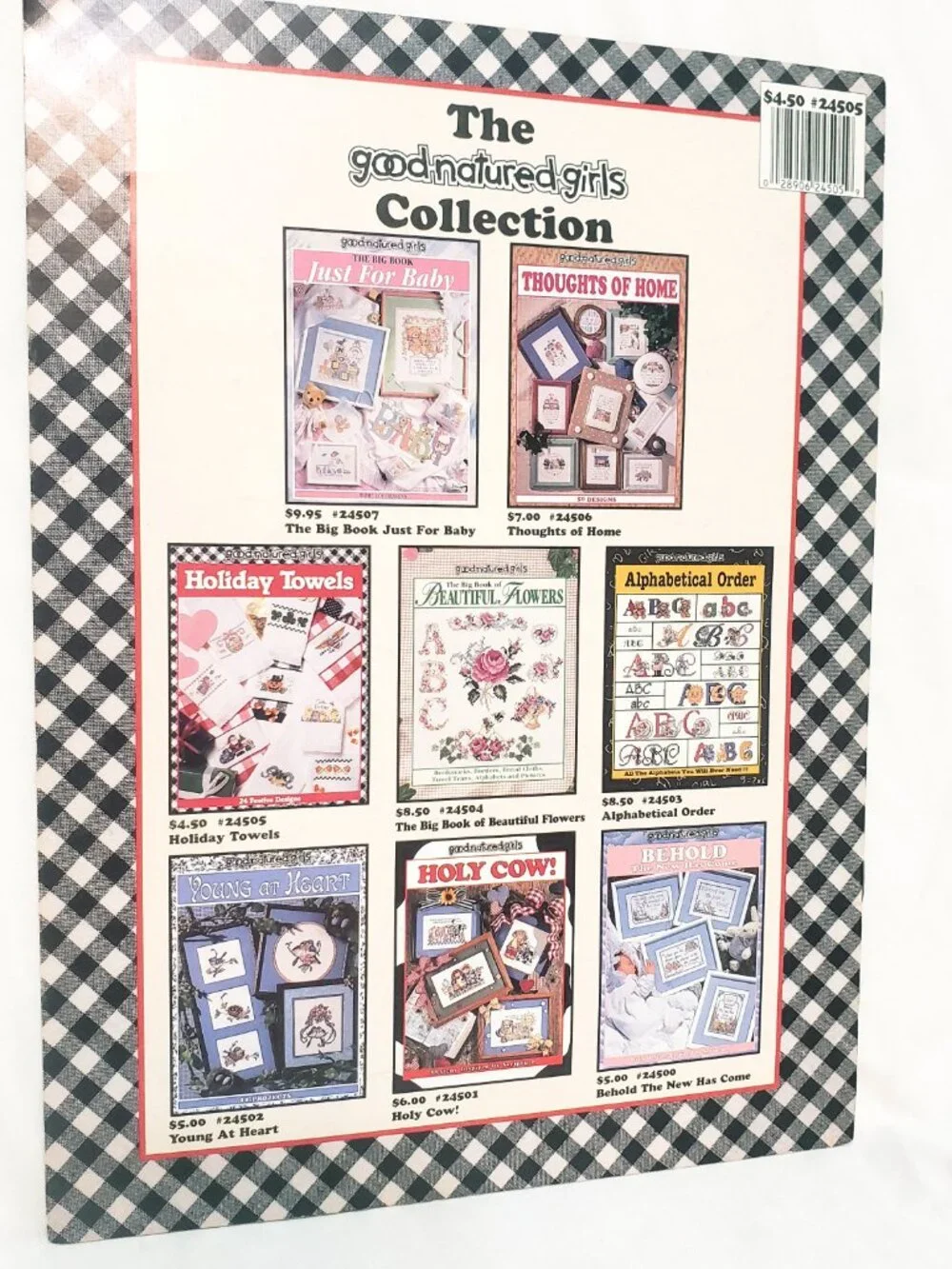 Holiday Towels Cross Stitch Leaflet Book Good Natured Girls 1996